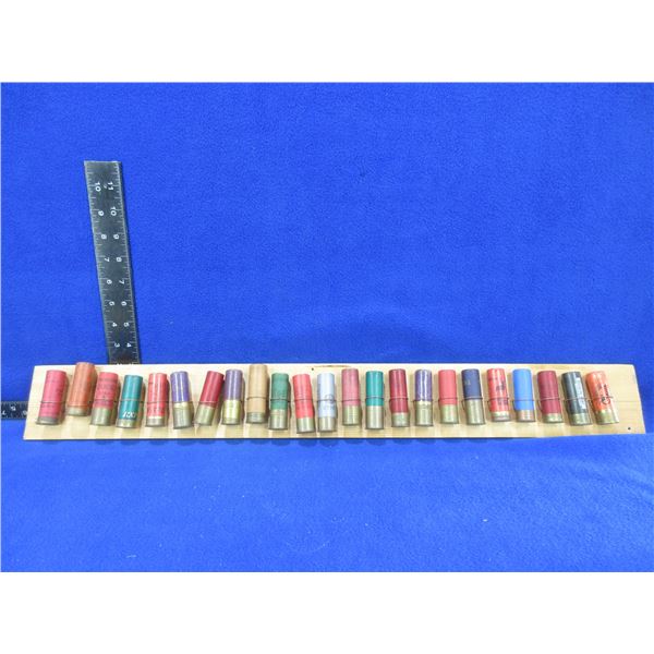 Collector Ammo - 23 Misc. Shotshells on Bullet Board