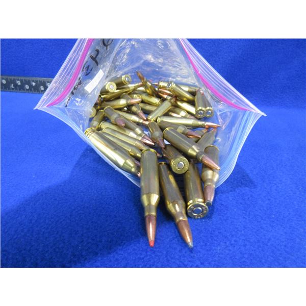 243 Win. Reloads - Bag of Approx. 50 - Sold as Components