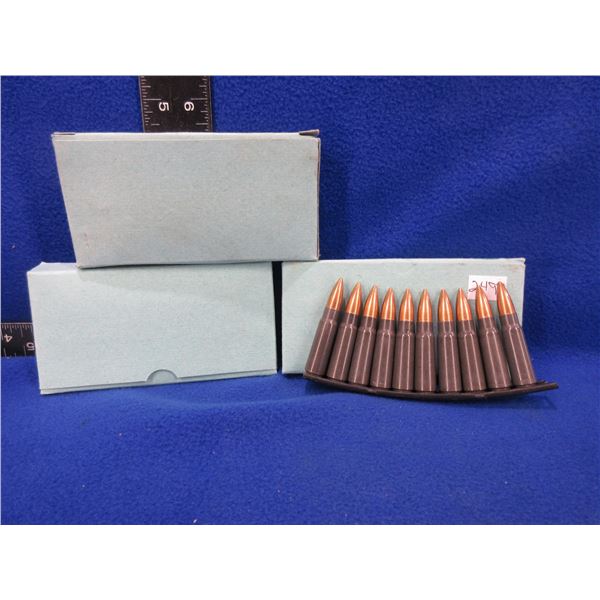 7.62X39 Cartridges on Stripper Clips - 3 Boxes of 20