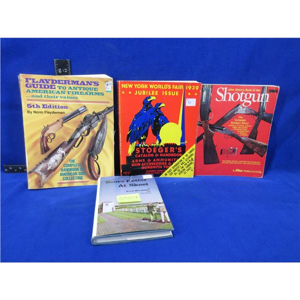 4 Books - Flayderman's Guide, Stoegers, Shotgun, Skeet