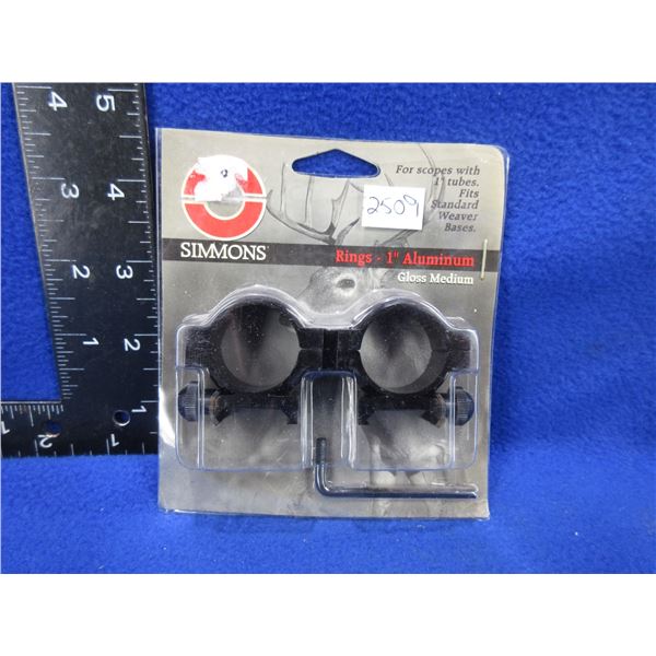 NEW - Simmons 1" Aluminum Rings