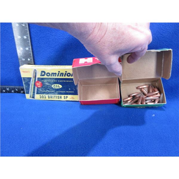 270 Cal. .277" 130gr Bullets and Empty Collector Box