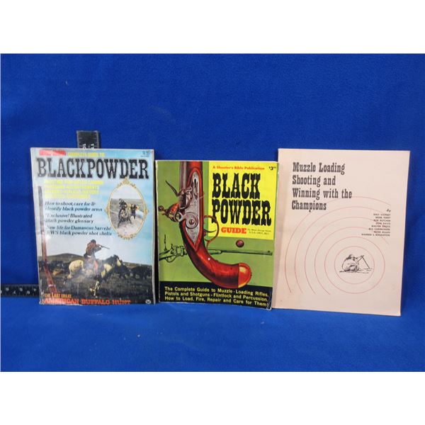 3 Books - Blackpowder, Blackpowder, Muzzleloading