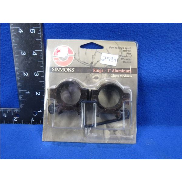 NEW - Simmons 1" Aluminum Rings