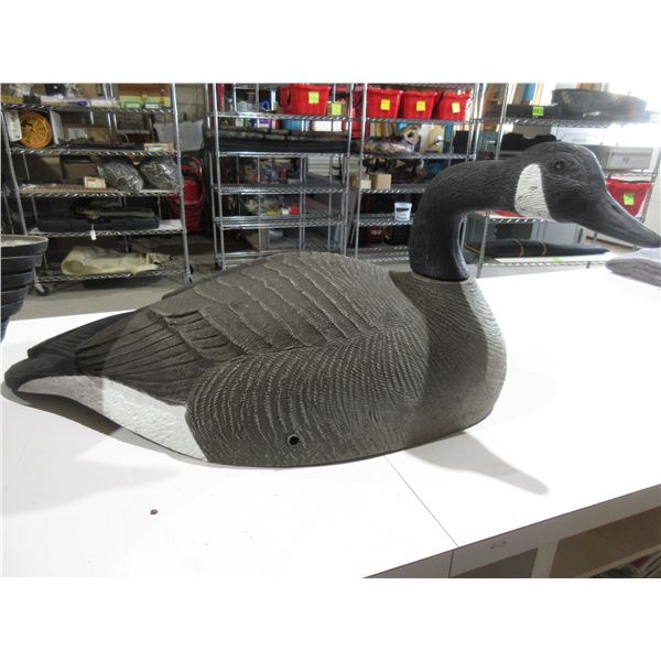 12 Canada Goose Decoys and 1 Goose Windsock