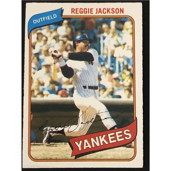 1980 O-PEE-CHEE Reggie Jackson (HOF)