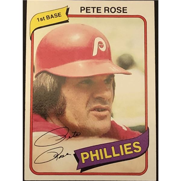 1980 TOPPS Pete Rose