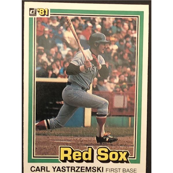 1981 DONRUSS Carl Yastrzemski (HOF)