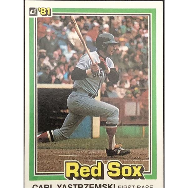 1981 DONRUSS Carl Yastrzemski (HOF)