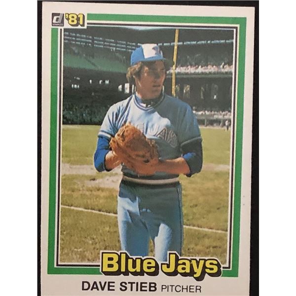 1981 DONRUSS Dave Stieb (HOF)