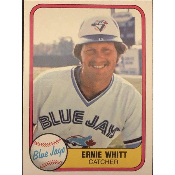 1981 FLEER Ernie Whitt