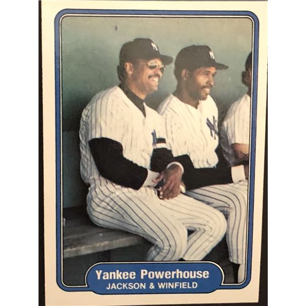 1982 FLEER Reggie Jackson & Dave Winfield SP (HOF)