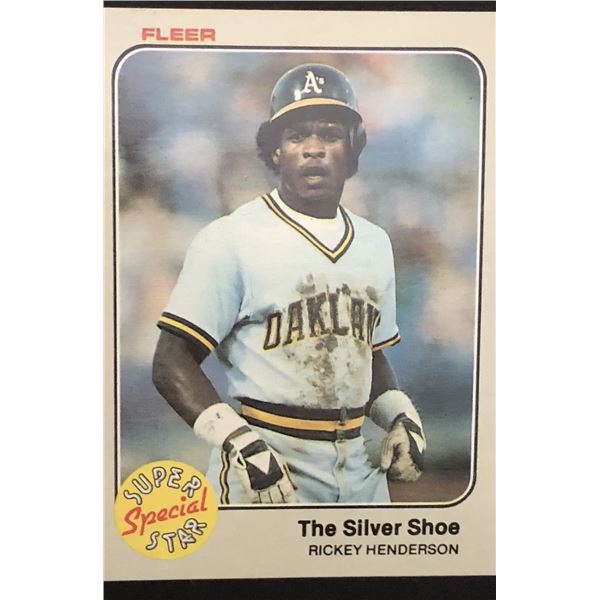 1983 FLEER Rickey Henderson SP (HOF)