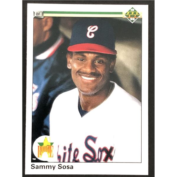1990 UPPER DECK Sammy Sosa (RC)