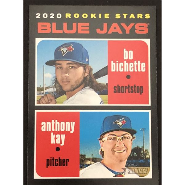2020 TOPPS HERITAGE Bo Bichette (RC)