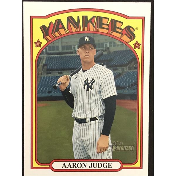 2021 TOPPS HERITAGE Aaron Judge