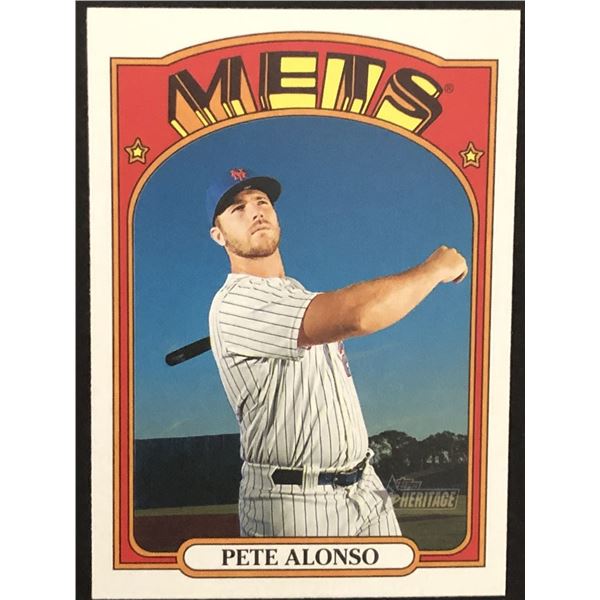 2021 TOPPS HERITAGE Pete Alonso