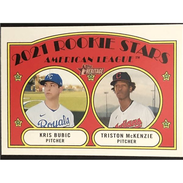 2021 TOPPS HERITAGE Triston McKenzie (RC)