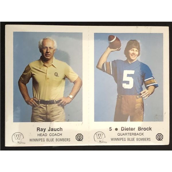 1982 Winnipeg Blue Bombers police set