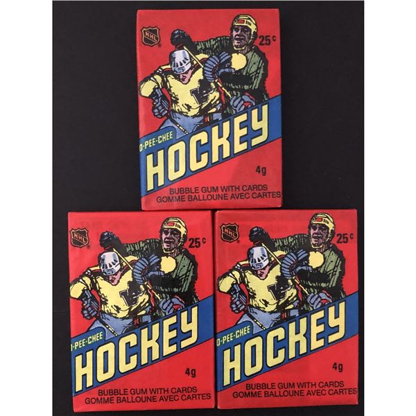 1981-82 O-PEE-CHEE Hockey wax packs (3 packs)