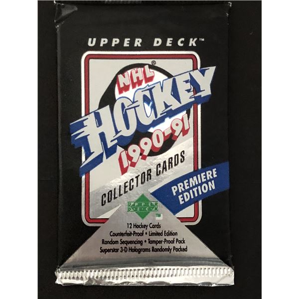 1990-91 UPPER DECK Hockey foil pack