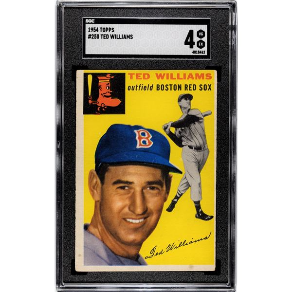 1954 Topps #250 Ted Williams (SCG 4)