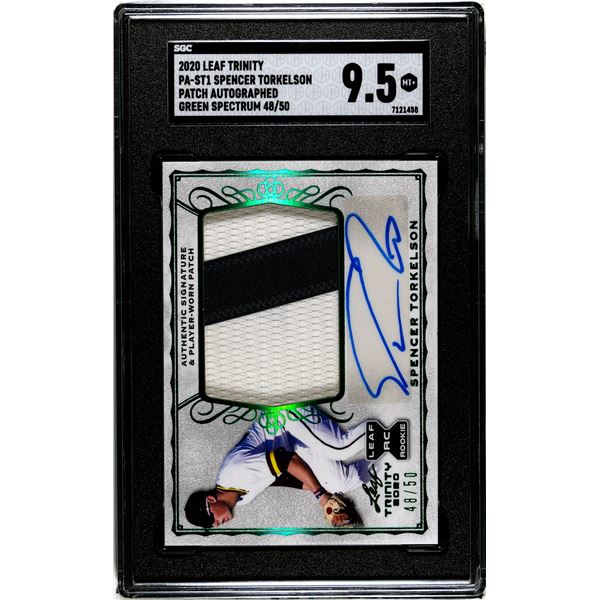 2020 Leaf Trinity PA-ST1 Spencer Torkelson RC Auto Patch (SGC 9.5)
