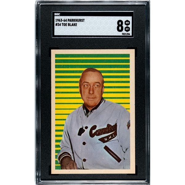 1963-64 Parkhurst #34 Toe Blake (SGC 8)