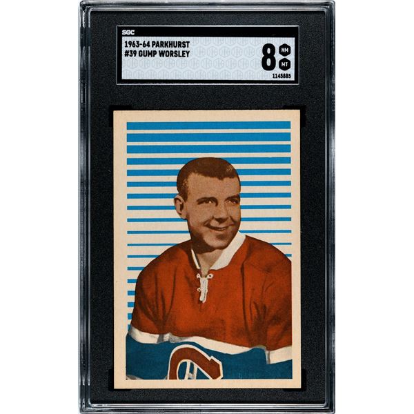 1963-64 Parkhurst #39 Gump Worsley (SGC 8)