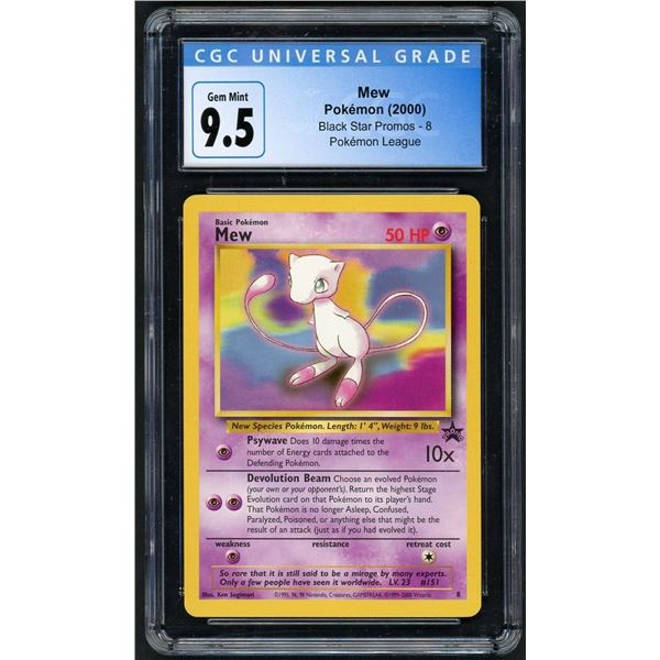 Pokemon: 2000 Mew - Black Star Promos (CGC 9.5)