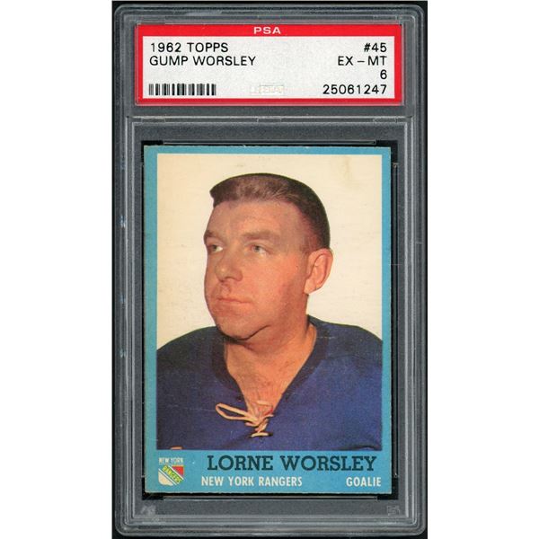 1962-63 Topps #45 Gump Worsley (PSA 6)