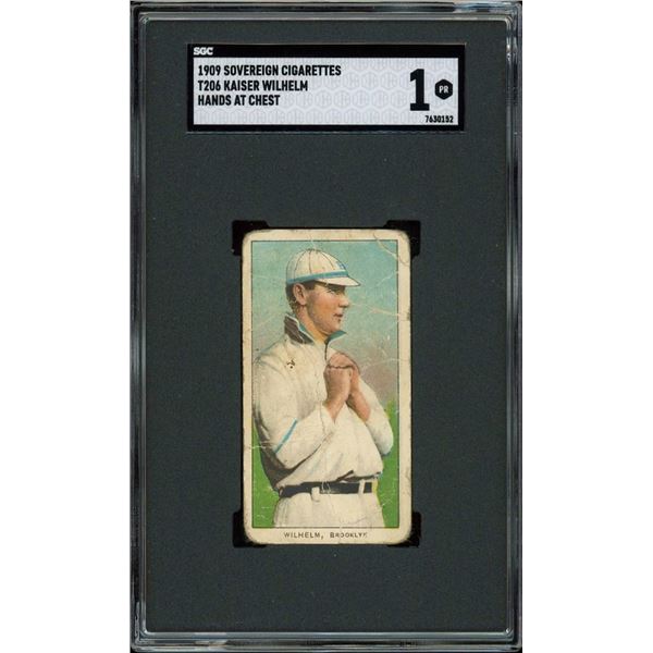 1909-11 T206 #511 Kaiser Wilhelm (SGC 1)