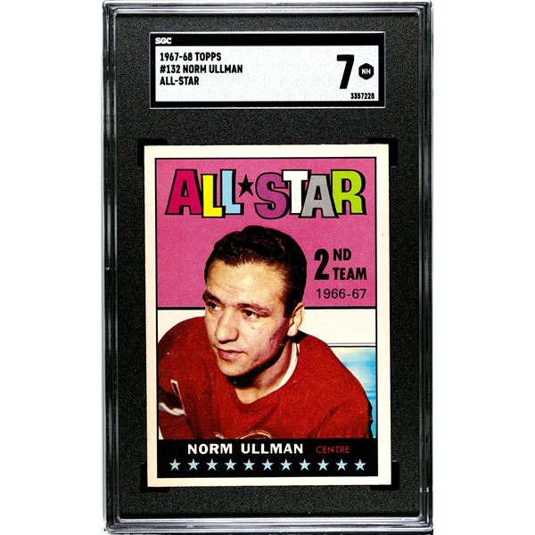1967-68 Topps #132 Norm Ullman AS (SGC 7)