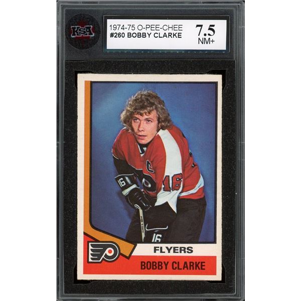 1974-75 O-Pee-Chee #260 Bobby Clarke (KSA 7.5)