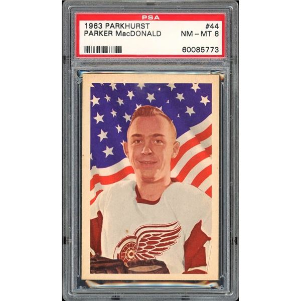 1963-64 Parkhurst #44 Parker MacDonald (PSA 8)