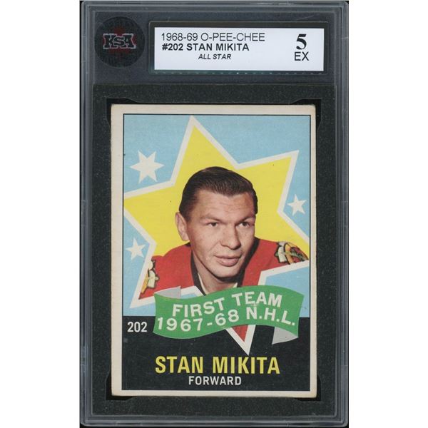 Lot of 4 x 1968-69 O-Pee-Chee Hockey Cards - Stars (Mixed)