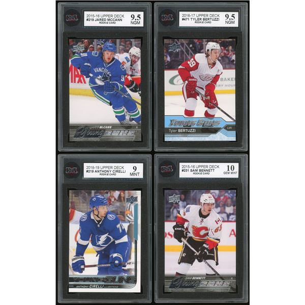 Lot of 4 x UD Young Guns Rookie Cards (KSA)