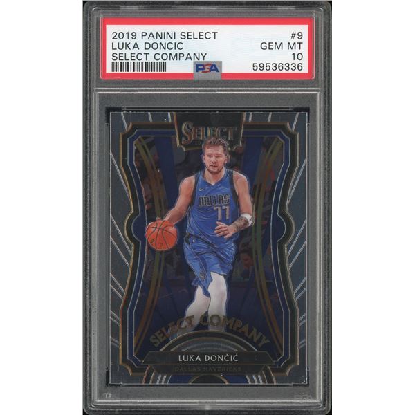 2019 Panini Select #9 Luka Doncic (PSA 10)