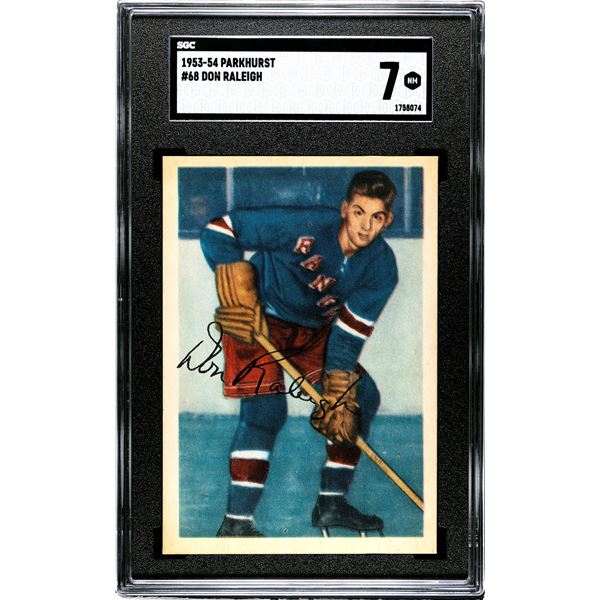 1953-54 Parkhurst #68 Don Raleigh (SGC 7)