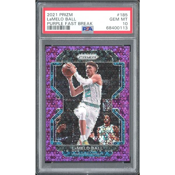2021 Panini Prizm #185 LaMelo Ball (PSA 10)