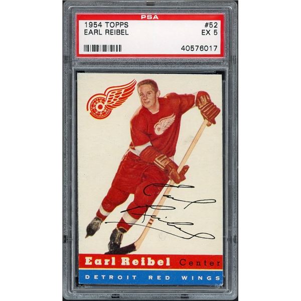 1954-55 Topps #52 Earl Reibel (PSA 5)