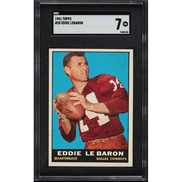 1961 Topps #20 Eddie LeBaron (SGC 7)