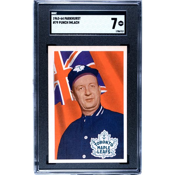 1963-64 Parkhurst #79 Punch Imlach (SGC 7)