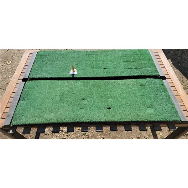 Two Driving Range Mats