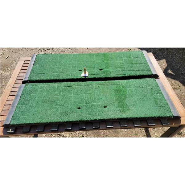 Two Driving Range Mats