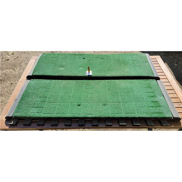 Two Driving Range Mats