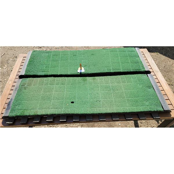 Two Driving Range Mats