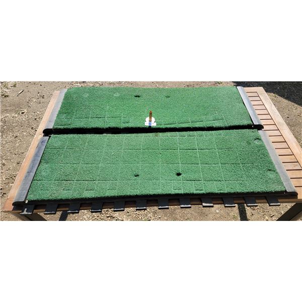 Two  Driving Range Mats