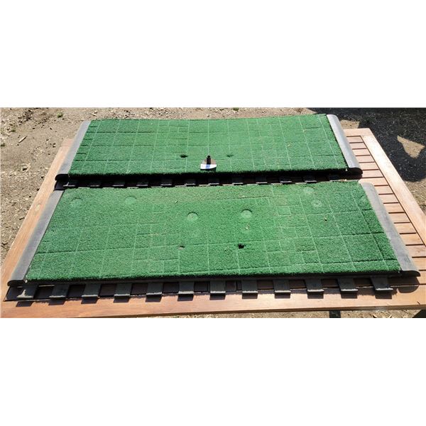 Two Driving Range Mats
