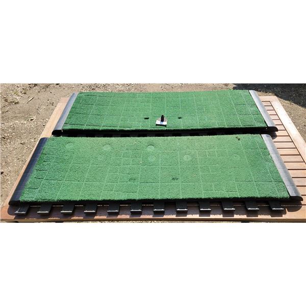 Two Driving Range Mats